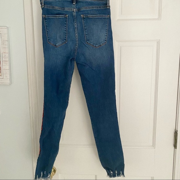 Abercrombie distressed-ankle skinny jeans, size 25 - Picture 4 of 4